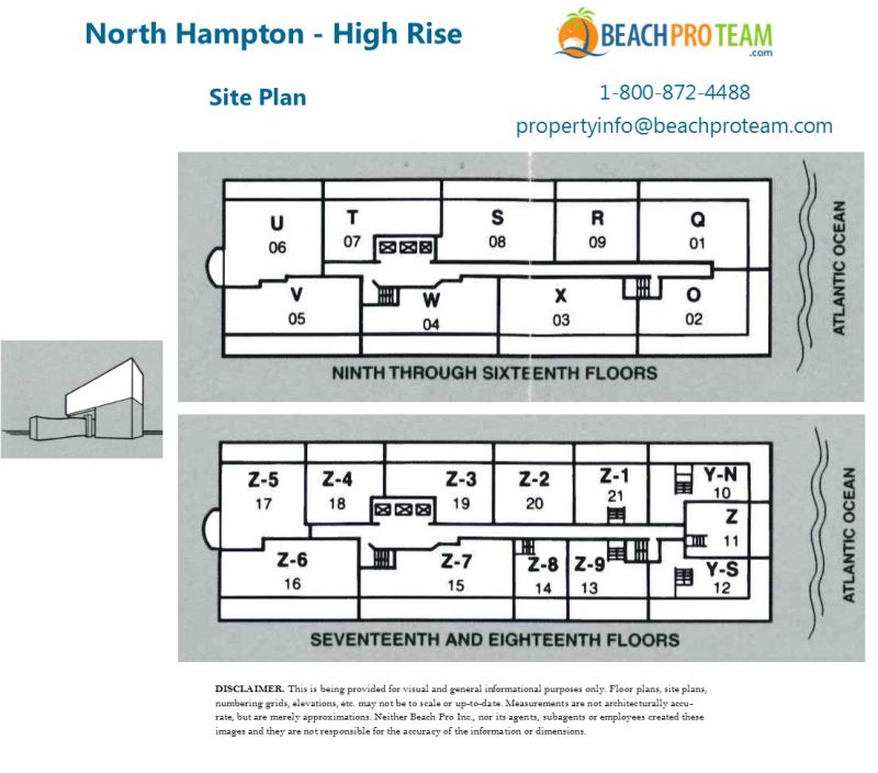 Kingston Plantation - North Hampton High Rise Site Plan